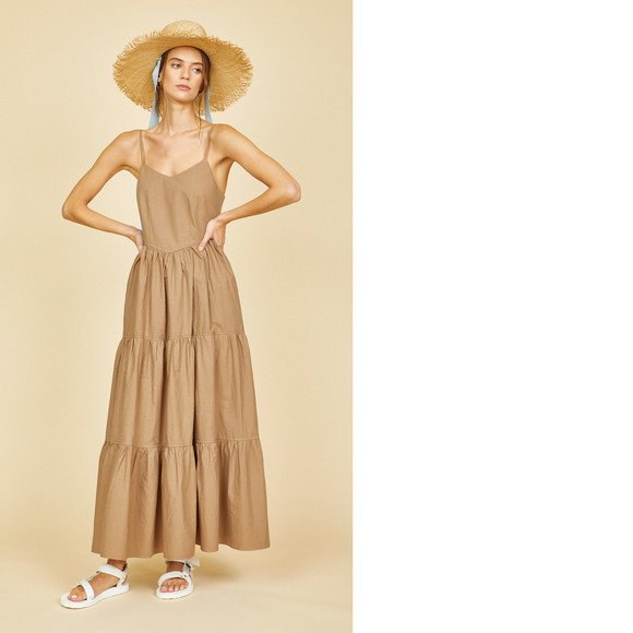 HUNTER BELL Dresses & Skirts - NWT HUNTER BELL Walker Dress in Latte